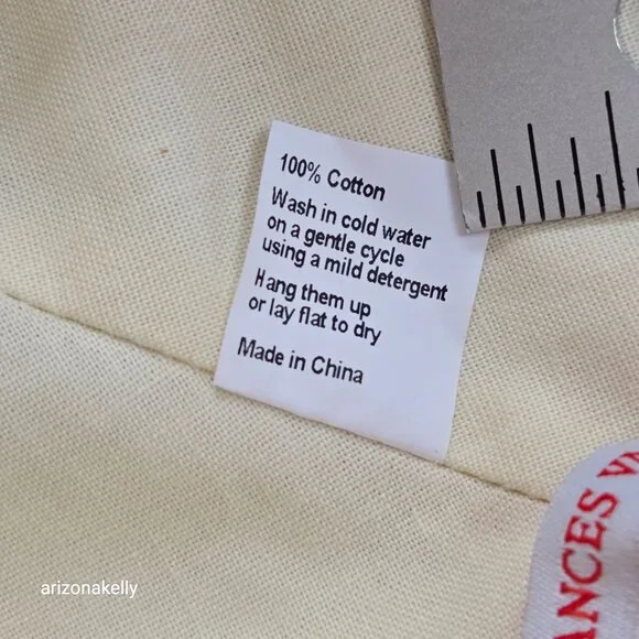 NWOT Frances Valentine Canvas Fringe Hat Cotton Stripe - Picture 5 of 7